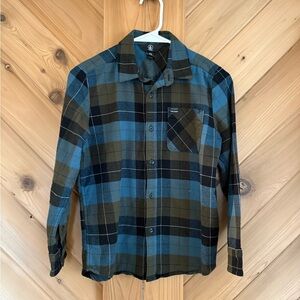 Boy’s Volcom Flannel Plaid Shirt